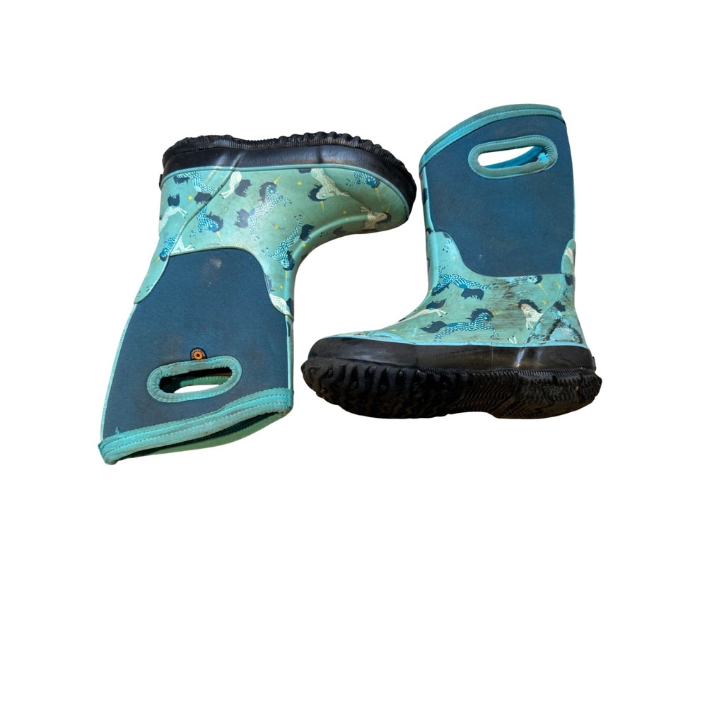 Bogs Kids Unicorn Print Waterproof Insulated Boots -30° Winter Rain Snow Size 12 - Picture 4 of 7
